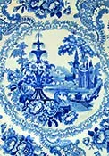 mondilab Royal blue plate  (103121)