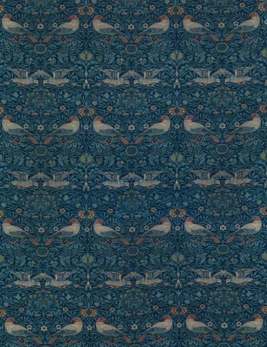 mondilab Bird Tapestry webb's blue (0054)